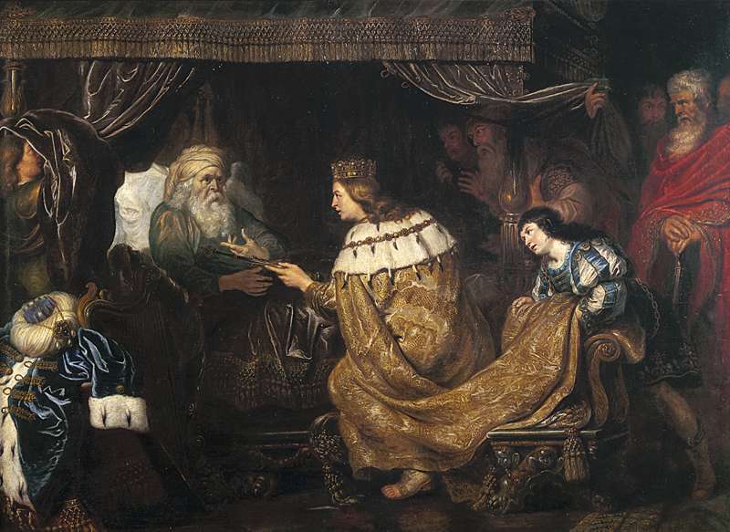71-Cornelis_de_Vos_-_King_David_presenting_the_sceptre_to_Solomon