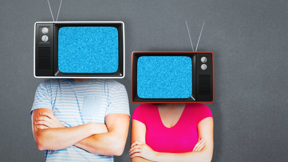 A TV é o centro da família